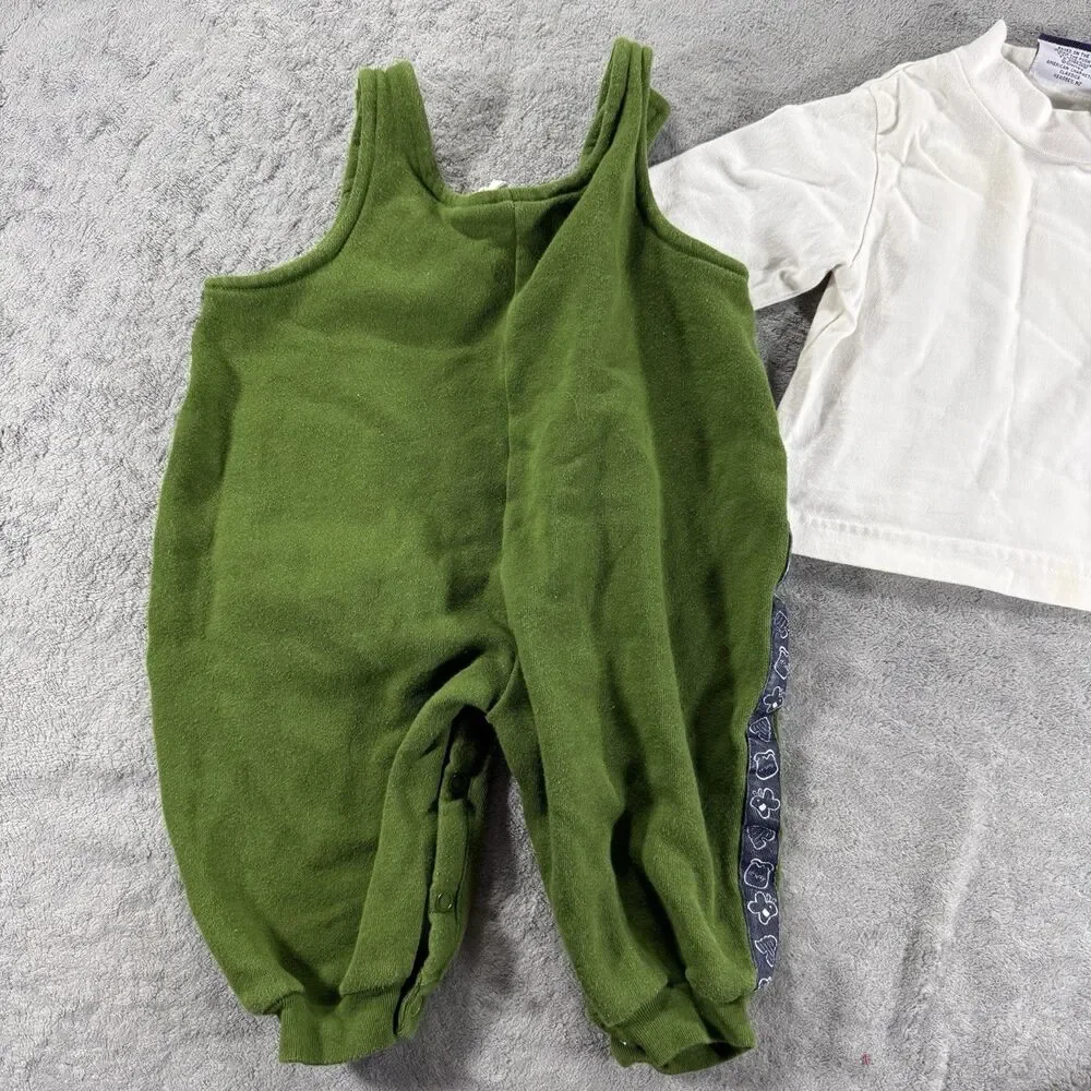 VTG 90s Y2K Disney Winnie the Pooh Honey Turtleneck Overall Romper 100 Acre Wood